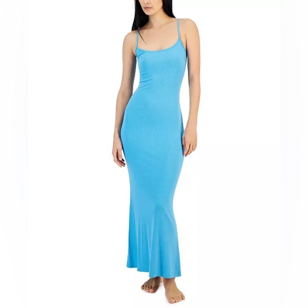 INC Sparkle Knit Nightgown Sleeveless Maxi NWT Size S